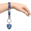 Tampa Bay Lightning Crystal Wristlet w/ Shield Charm For Keys Purse Backpack