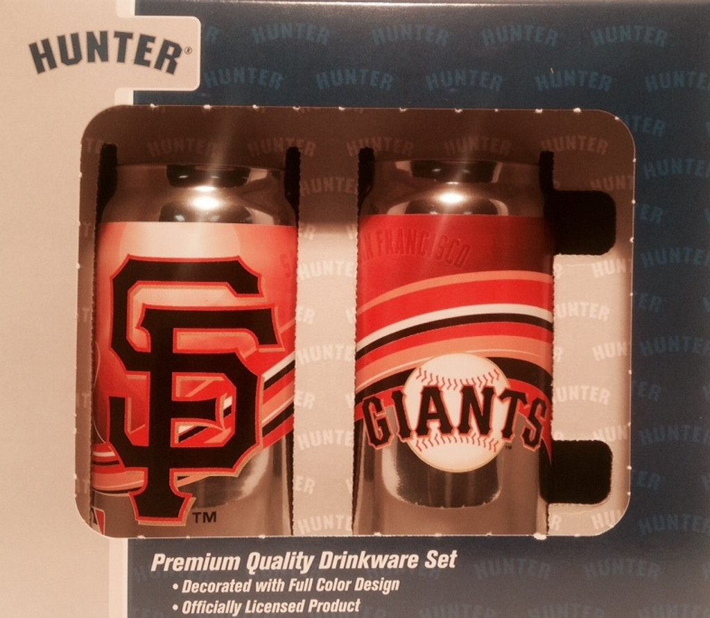 San Francisco Giants Soda Can Drinking Glass Boxed Set