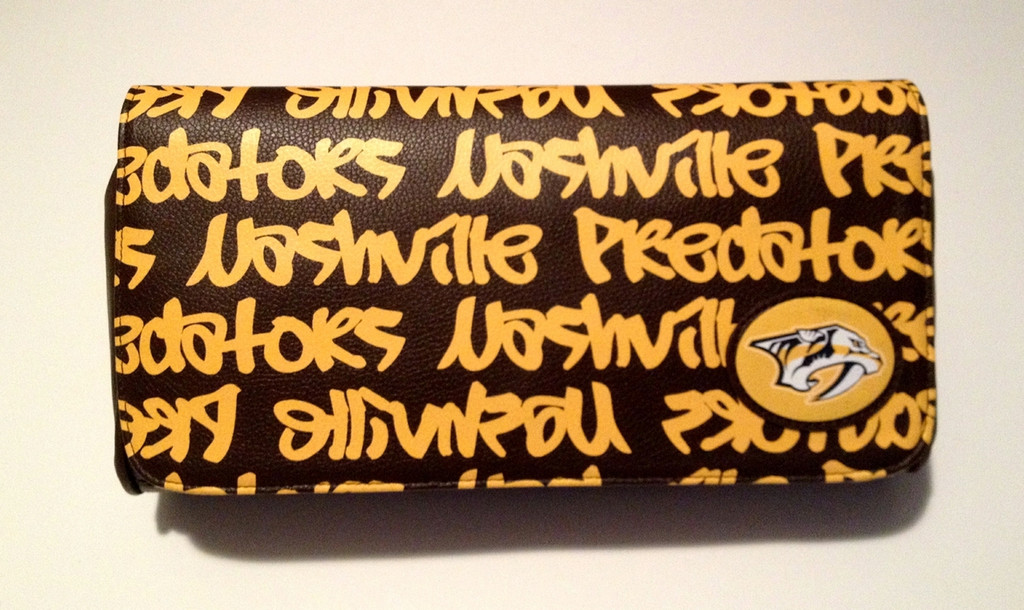 Nashville Predators Graffiti Clutch Purse Bag