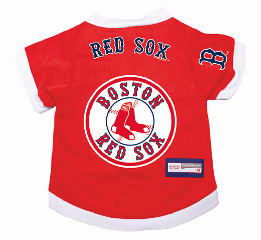 Boston Red Sox Dog Pet Premium Baseball Jersey Alternate