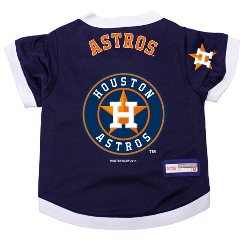 Houston Astros Dog Pet Premium Baseball Jersey Alternate