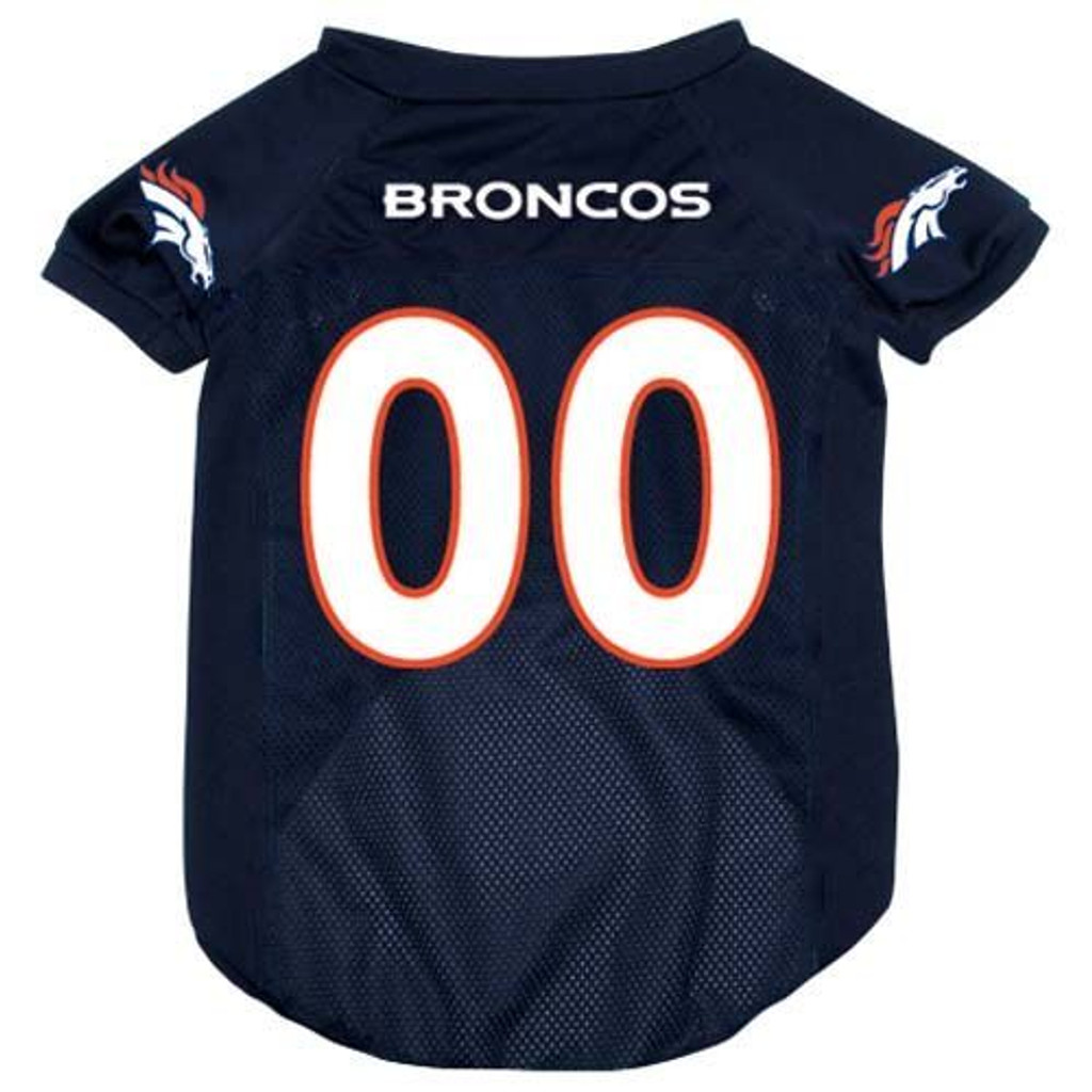 Denver Broncos Dog Pet Mesh Football Jersey