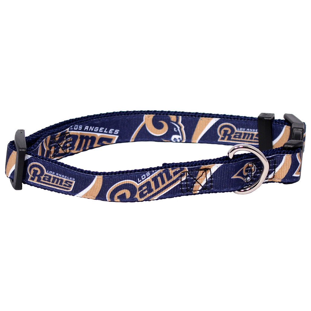 Los Angeles Rams Dog Pet Premium Adjustable Nylon Collar