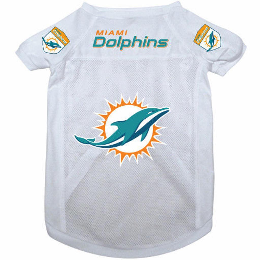 Miami Dolphins Dog Pet Mesh Alternate Football Jersey 