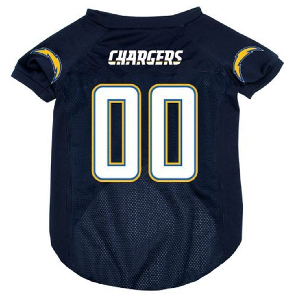 San Diego Chargers Dog Pet Mesh Football Jersey