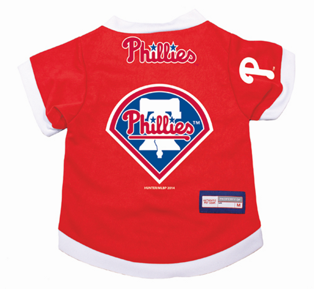 Philadelphia Phillies Dog Pet Premium Baseball Jersey Alternate