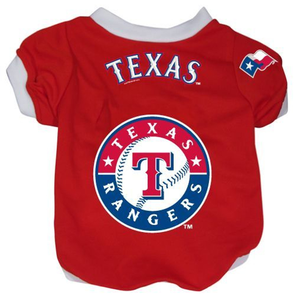 Texas Rangers Dog Pet Baseball Jersey Alternate