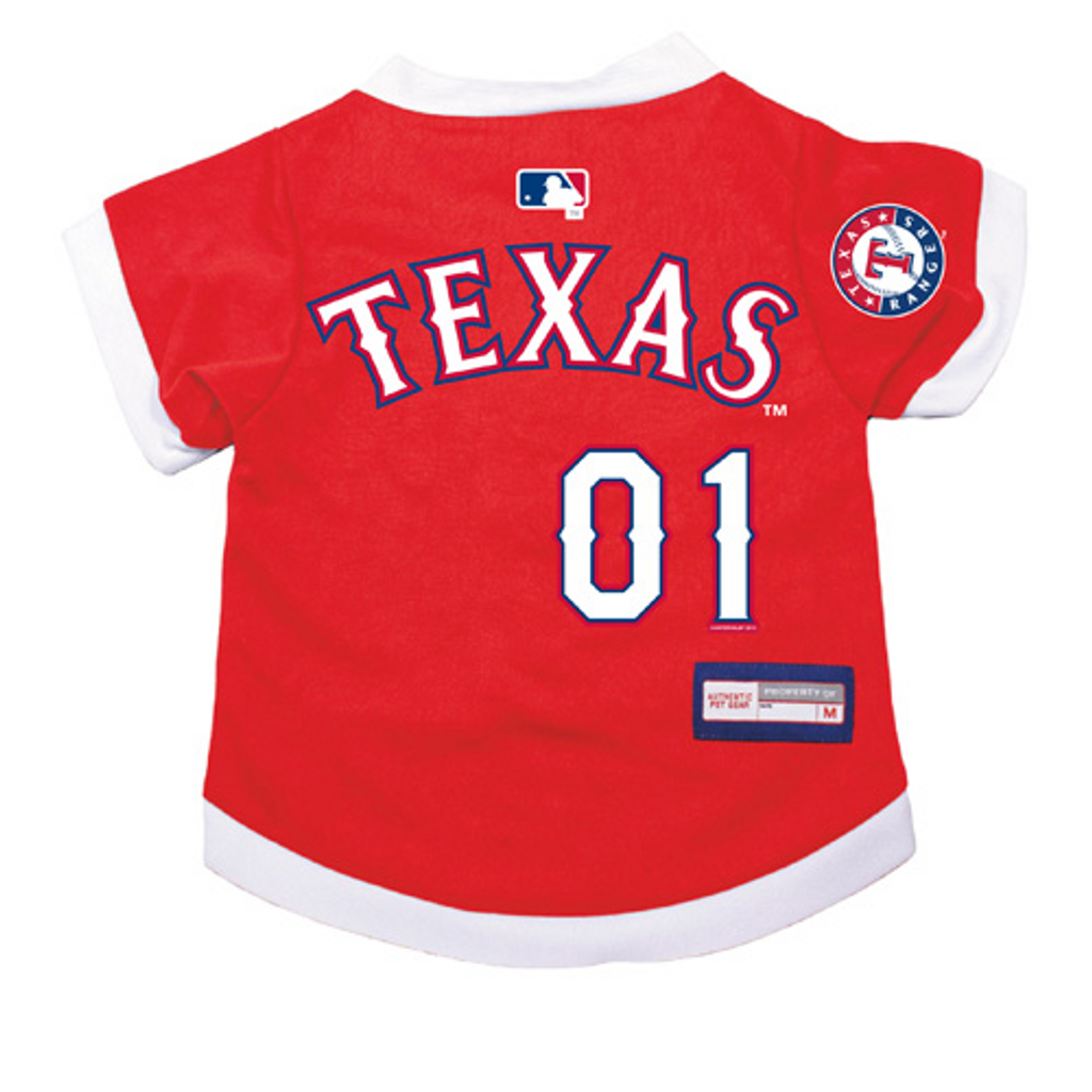 Texas Rangers Dog Pet Premium Baseball 