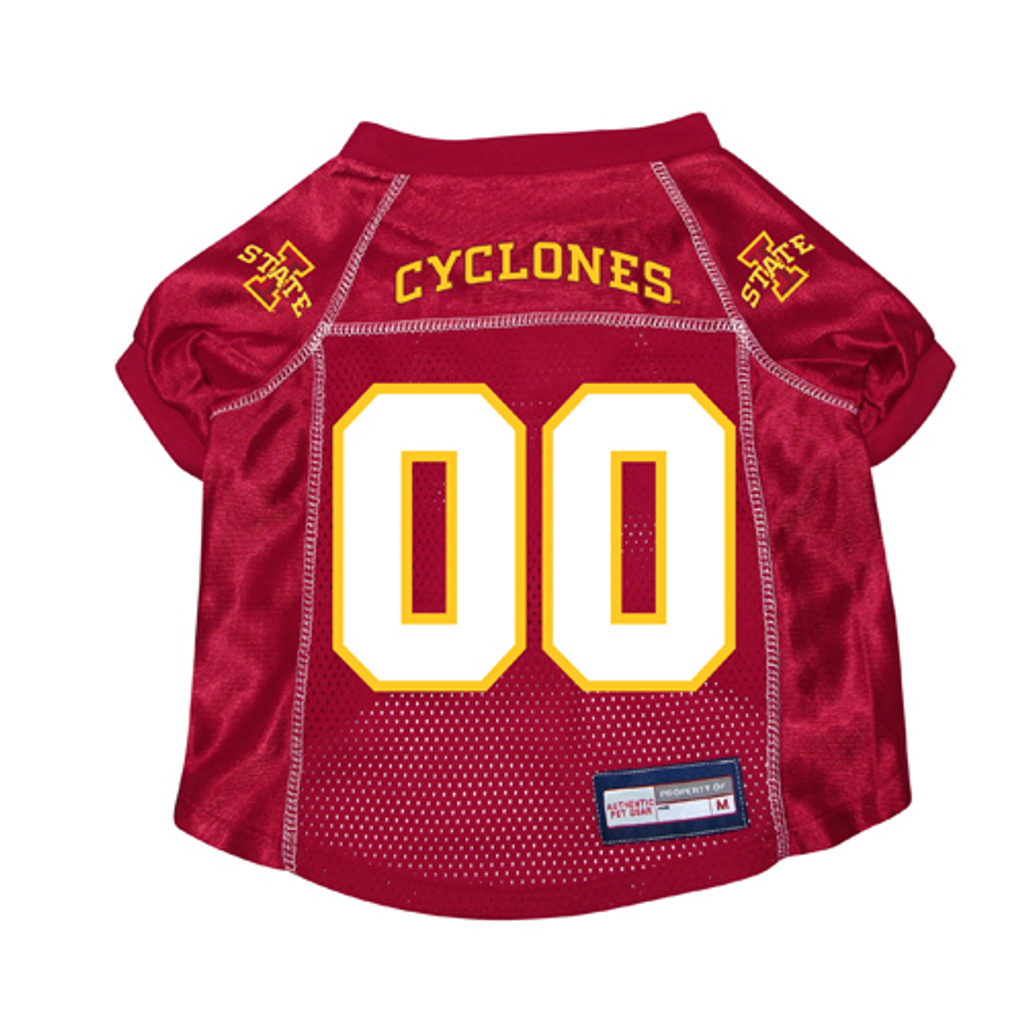 Iowa State Cyclones Dog Pet Premium Mesh Football Jersey