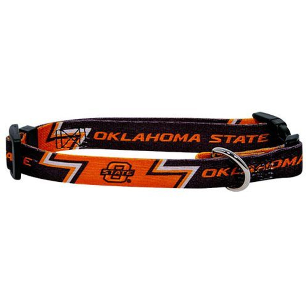 Oklahoma State Cowboys Dog Pet Adjustable Nylon Collar