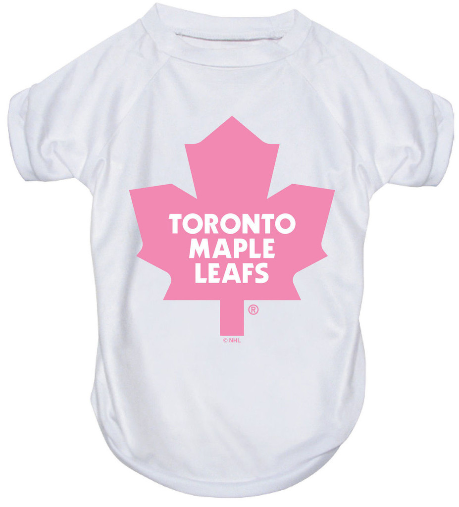 Toronto Maple Leafs Dog Pet Pink Performance Tee T-Shirt