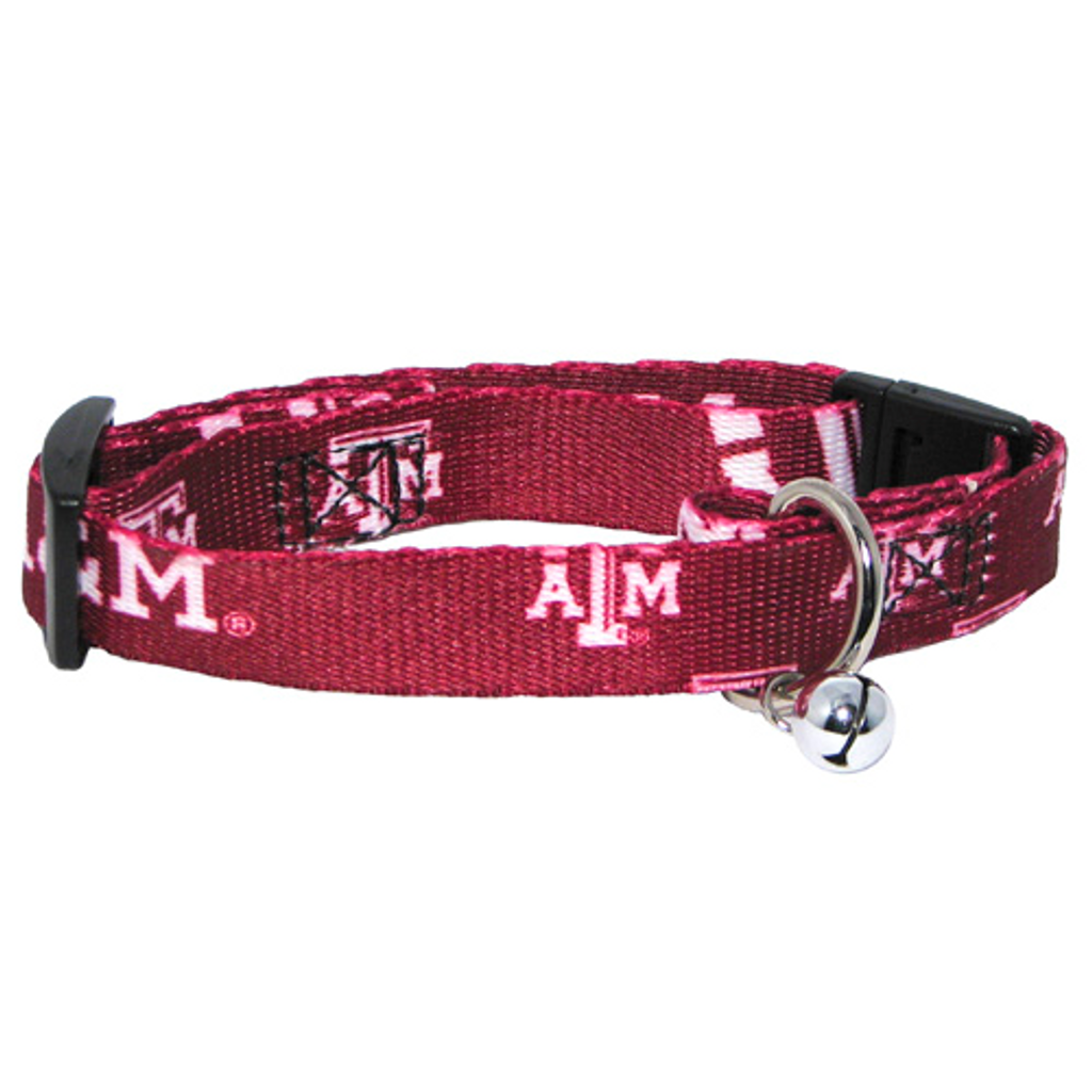 Texas A&M Aggies Cat Adjustable Safety Collar w/ Bell