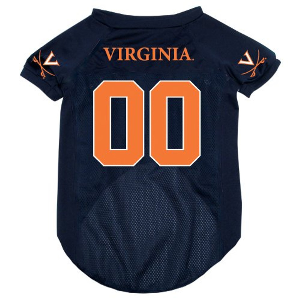 Virginia Cavaliers Dog Pet Mesh Football Jersey 