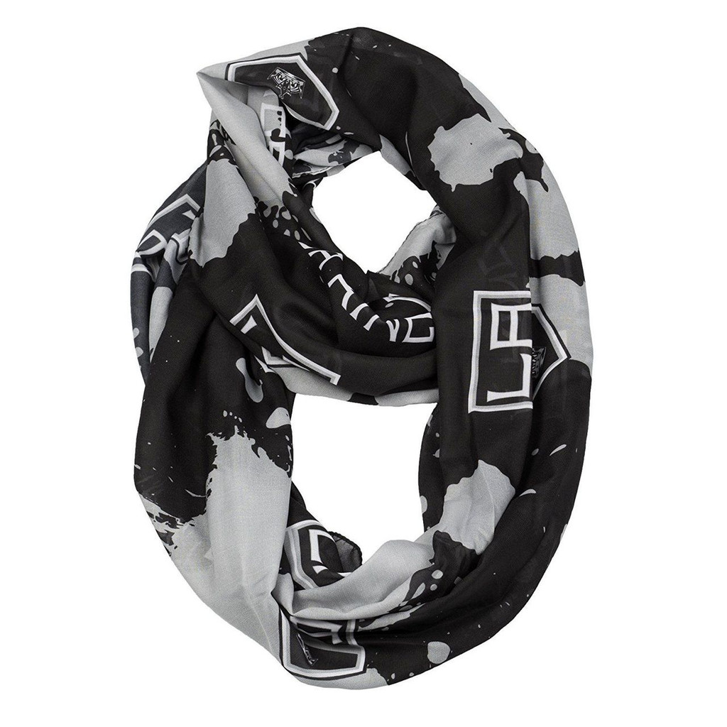 Los Angeles Kings Paint Spatter Infinity Scarf 