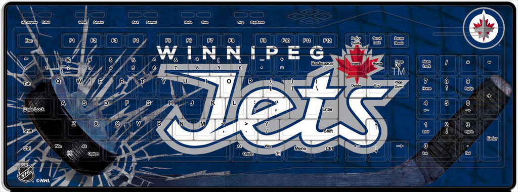 Winnipeg Jets Wireless USB Keyboard