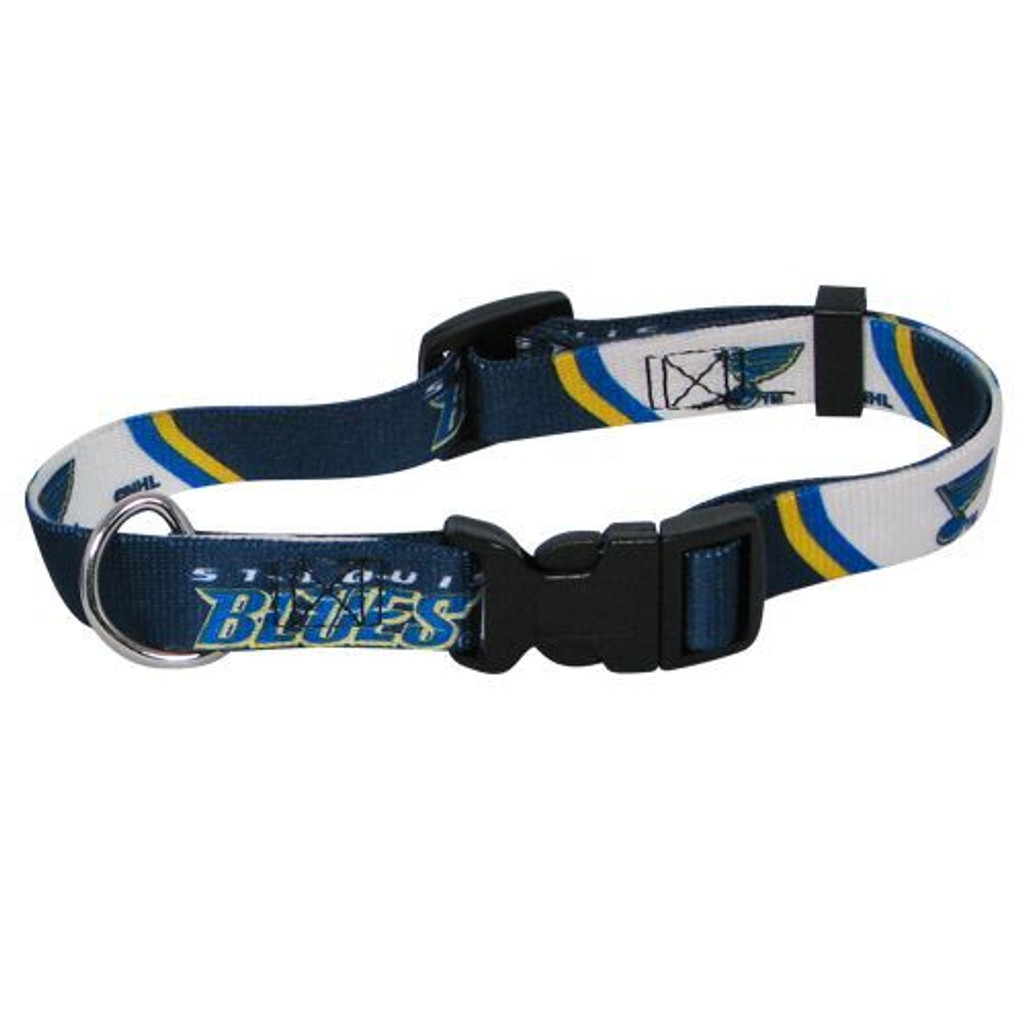 St. Louis Blues Dog Pet Adjustable Nylon Collar