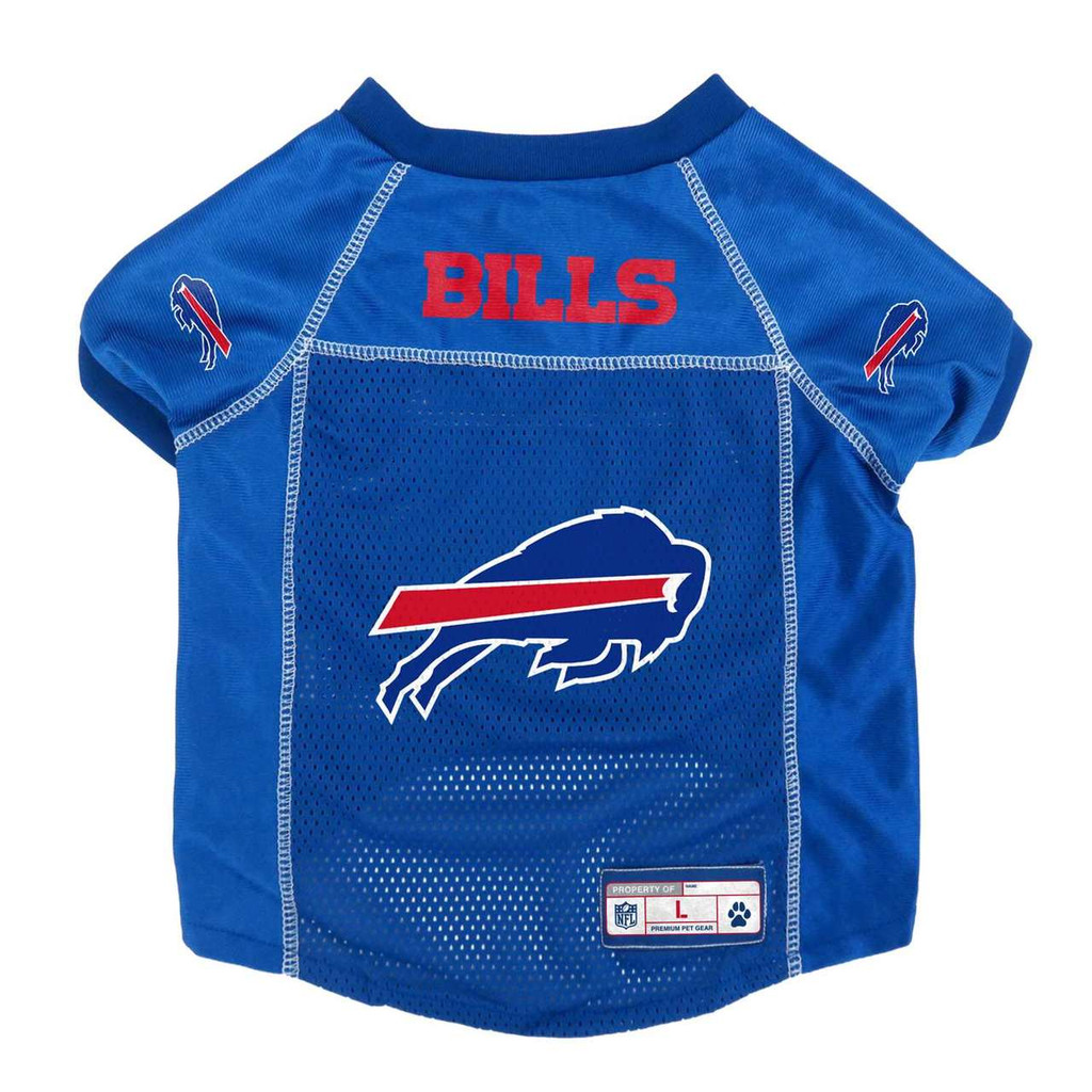 Buffalo Bills Dog Pet Premium Alternate Mesh Football Jersey LE 