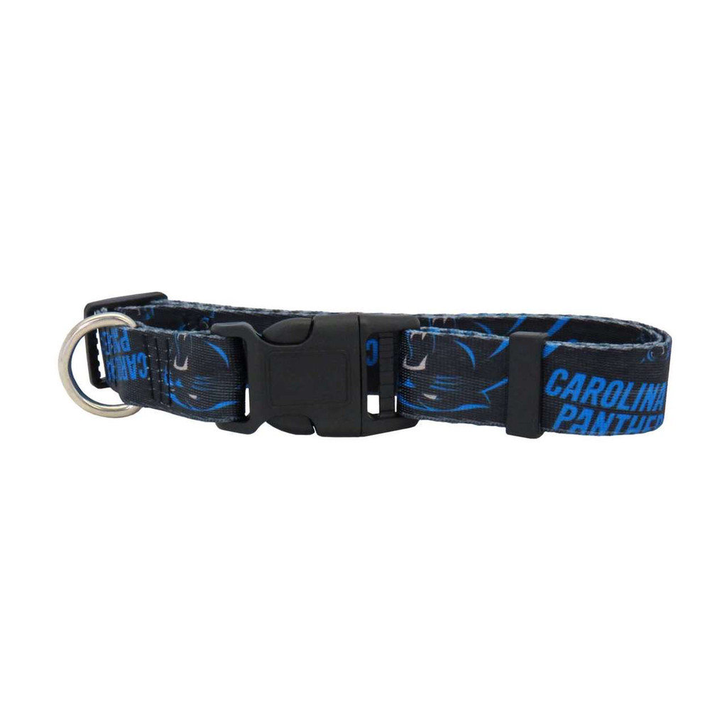 Carolina Panthers Dog Pet Adjustable Nylon Logo Collar 