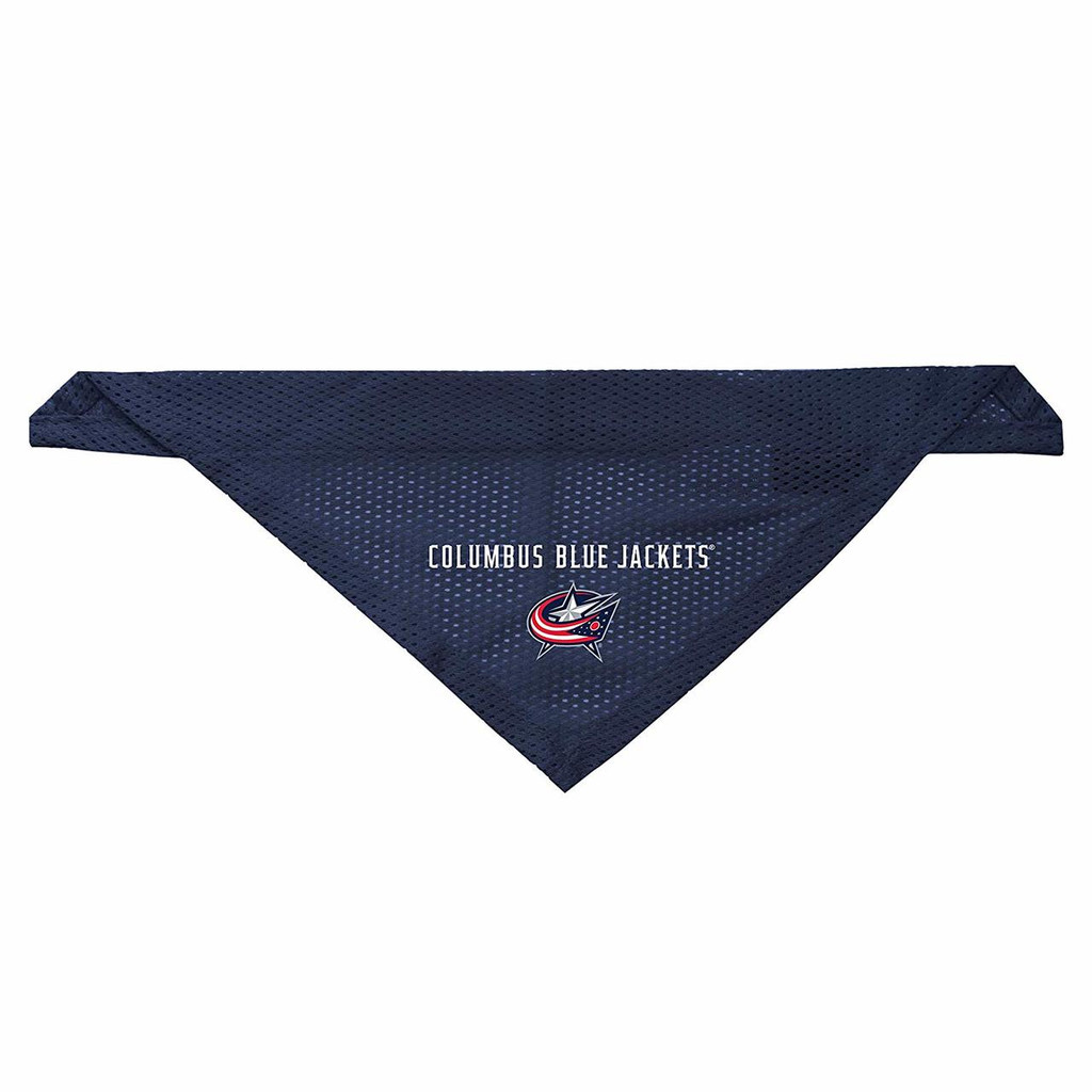 Columbus Blue Jackets Dog Pet Mesh Jersey Bandana LE