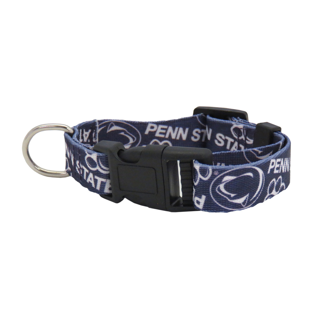 Penn State Nittany Lions Dog Pet Adjustable Nylon Logo Collar 