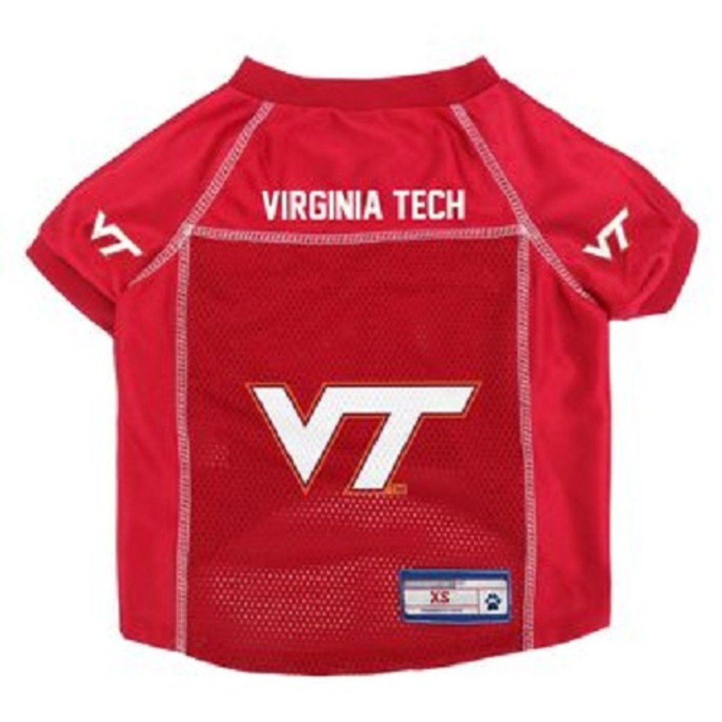 Virginia Tech Hokies Dog Pet Premium Alternate Mesh Football Jersey LE 