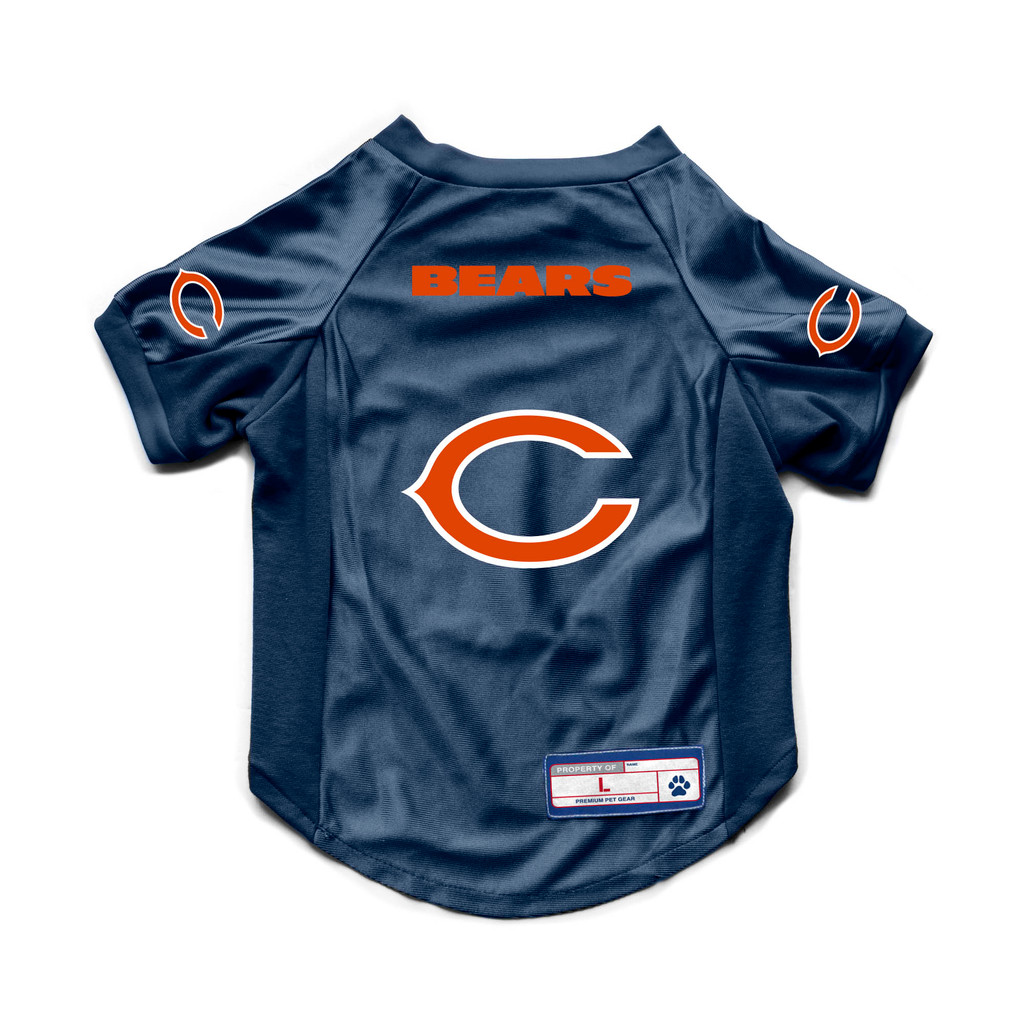 Chicago Bears Dog Cat Deluxe Stretch Jersey 
