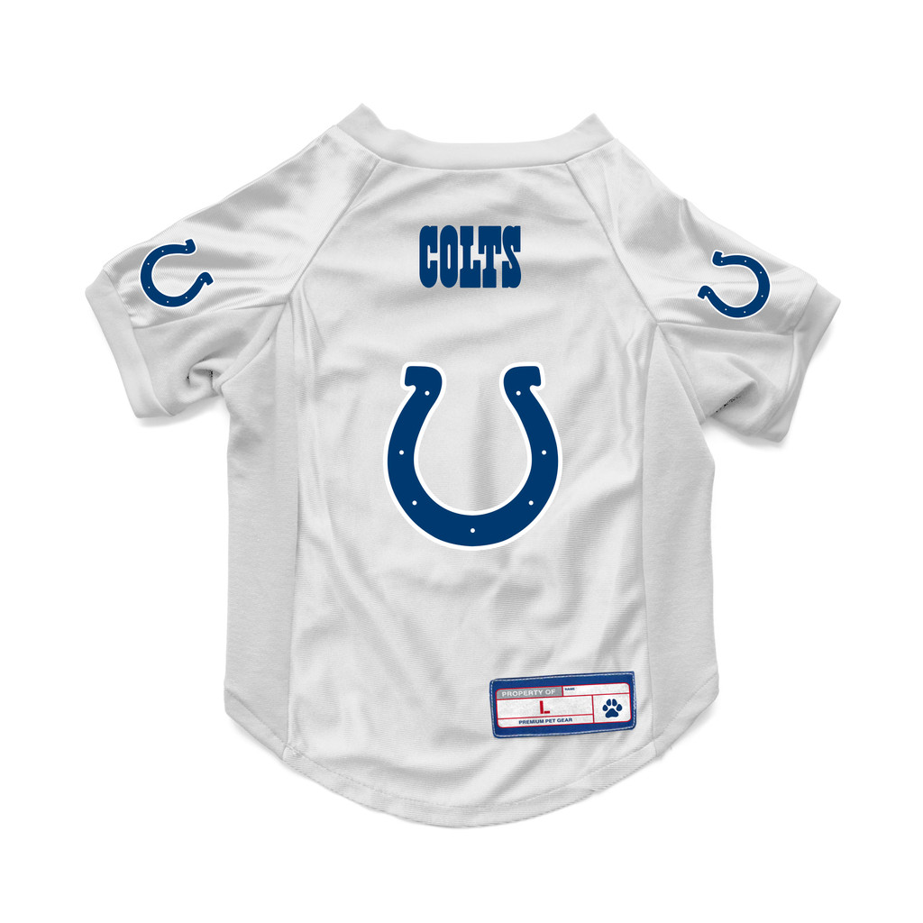 Indianapolis Colts Dog Cat Deluxe Stretch Jersey 