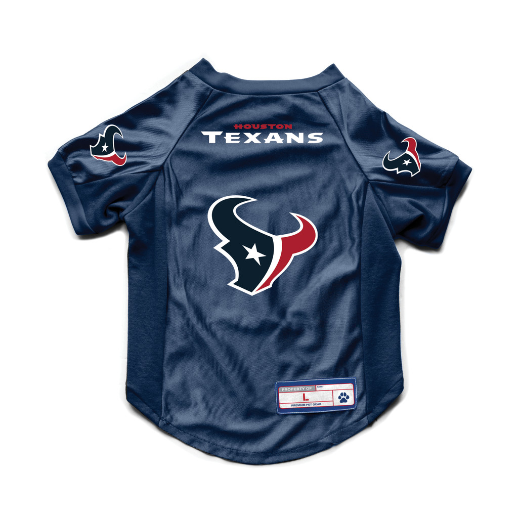Houston Texans Dog Cat Deluxe Stretch Jersey 