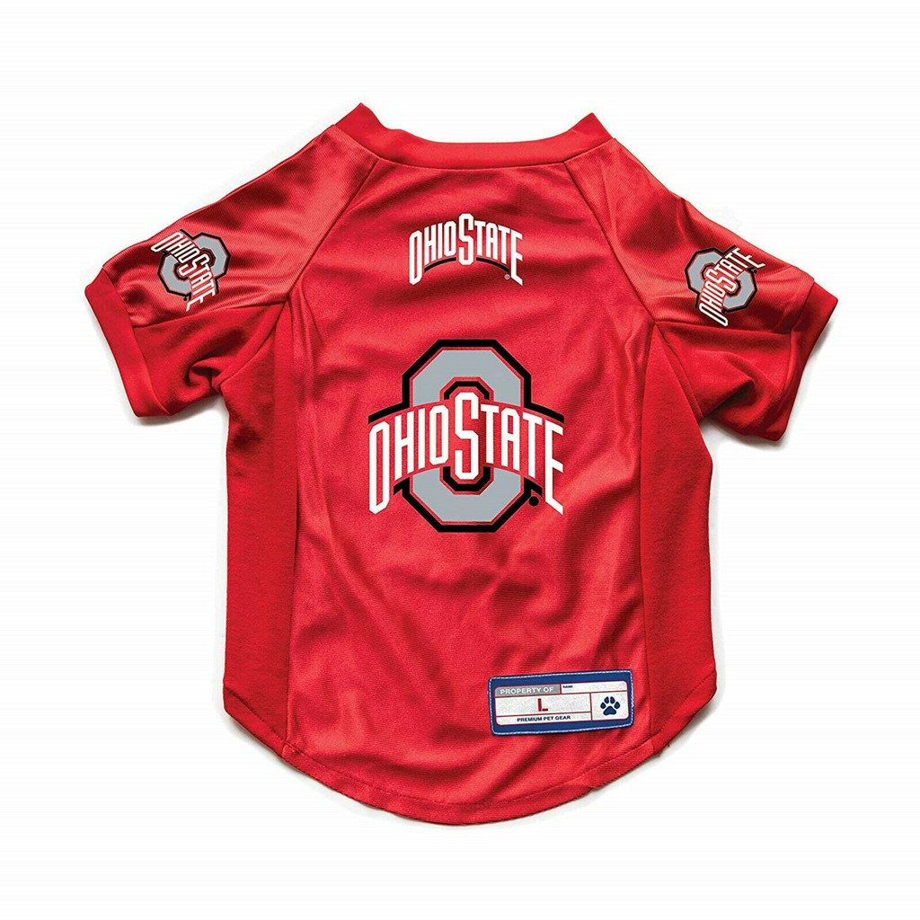 Ohio State Buckeyes Dog Cat Deluxe Stretch Jersey 