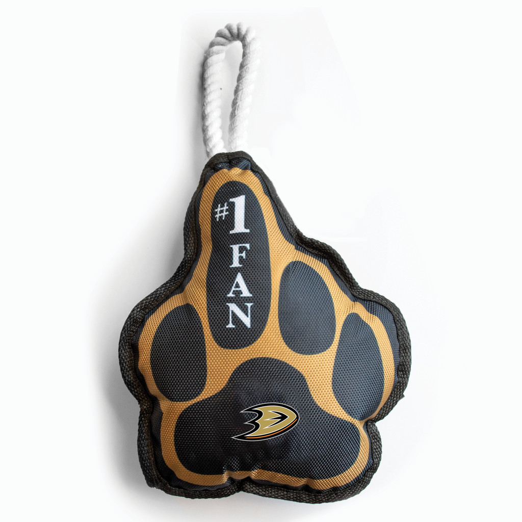 Anaheim Ducks Number One Fan Dog Pet Toy 