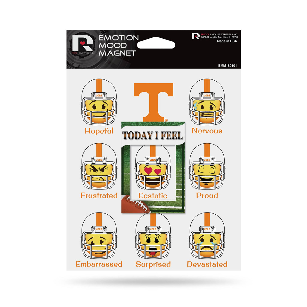 Tennessee Vols Emoji Emotion Mood Set w/ Movable Today Frame