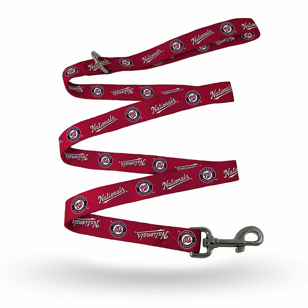 Washington Nationals Dog Pet Leash Woven Poly