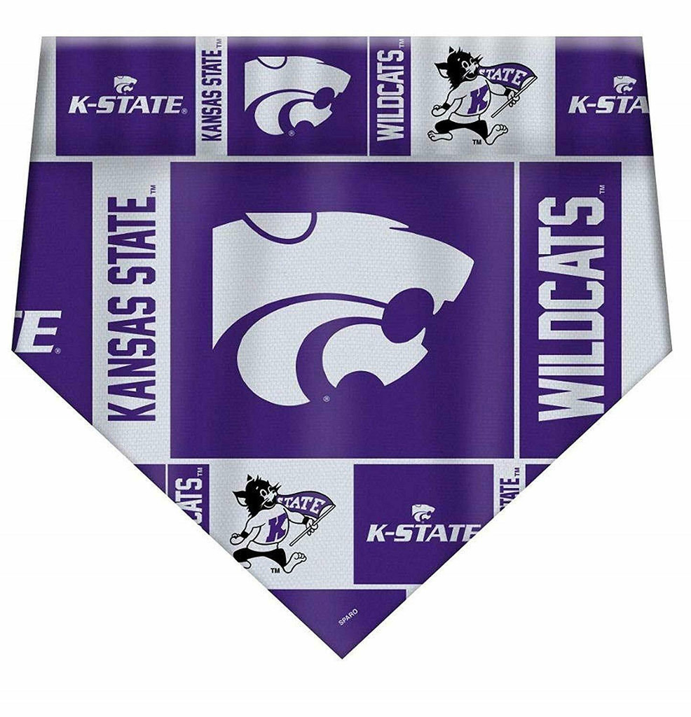 Kansas State Wildcats Dog Cat Bandana Premium Over Collar