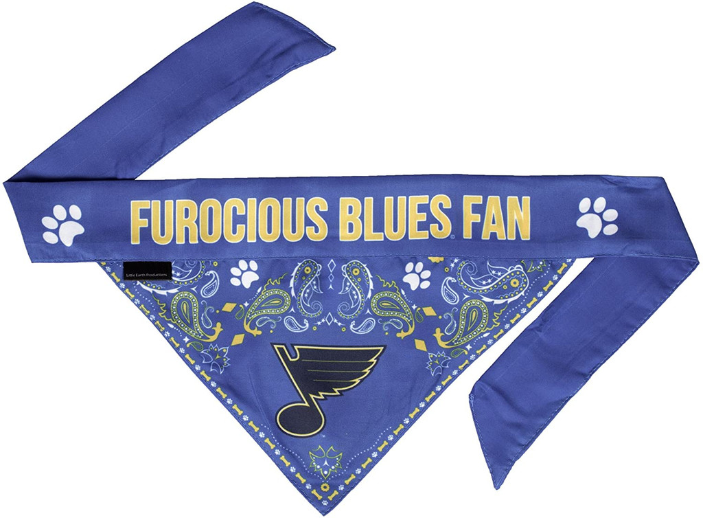 St. Louis Blues Dog Cat Tie Bandana Reversible