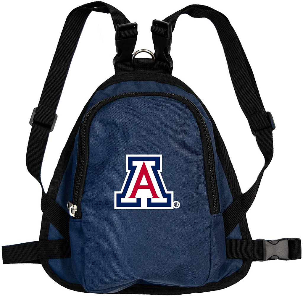 Arizona Wildcats Dog Cat Mini Backpack Harness w/ Leash  
