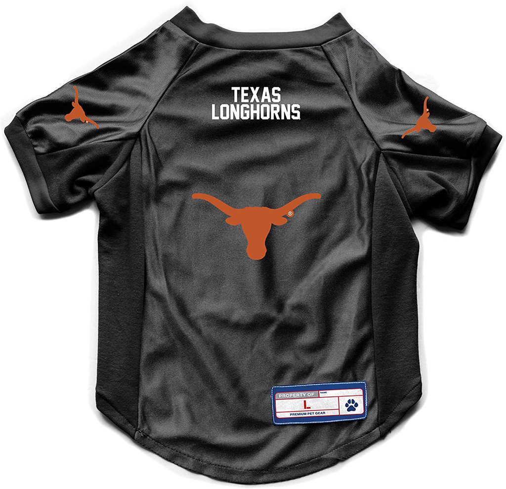Texas Longhorns Dog Deluxe Stretch Jersey Big Dog Size