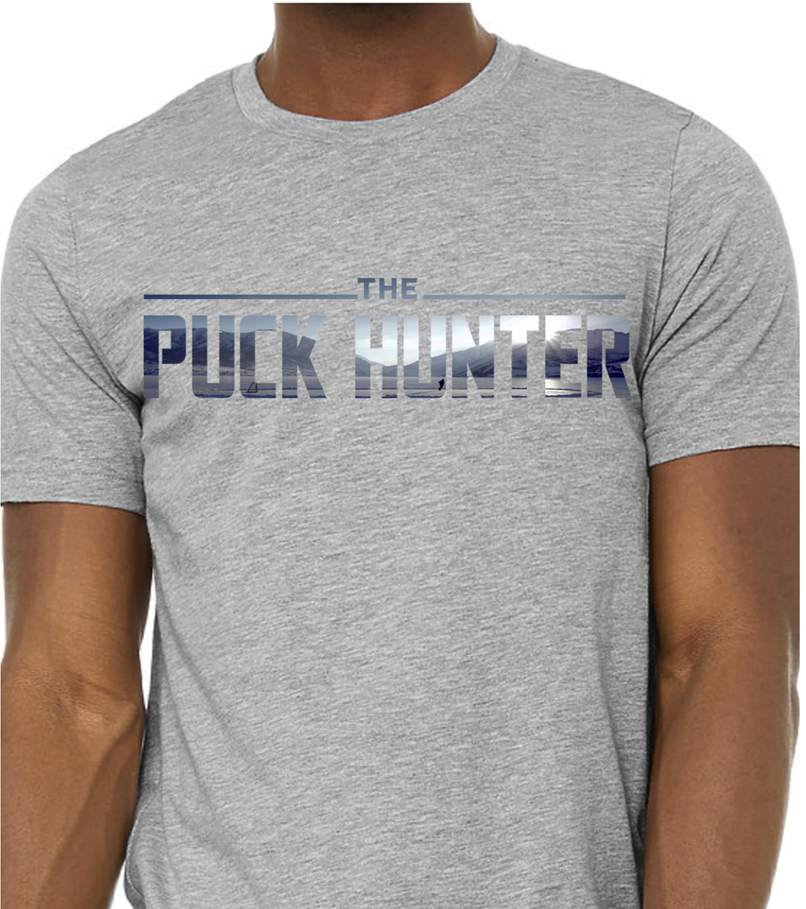 The Puck Hunter Adult Unisex Sueded Tee SS Hockey Shirt