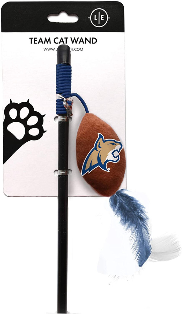 Montana State Bobcats Cat Football Toy Wand Interactive Teaser