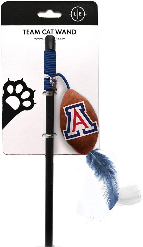 Arizona Wildcats Cat Football Toy Wand Interactive Teaser