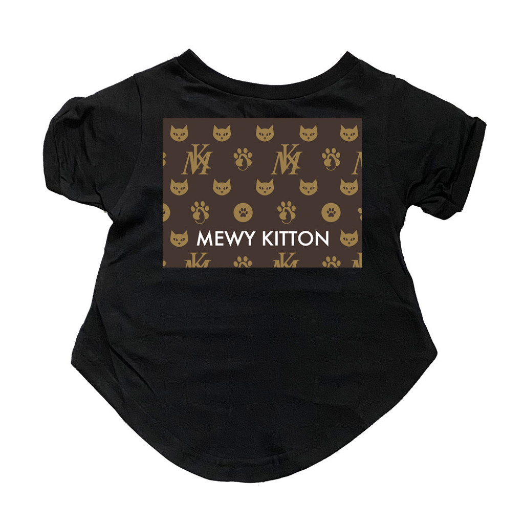 Mewy Kitton Cat T-Shirt Premium Tagless Tee 