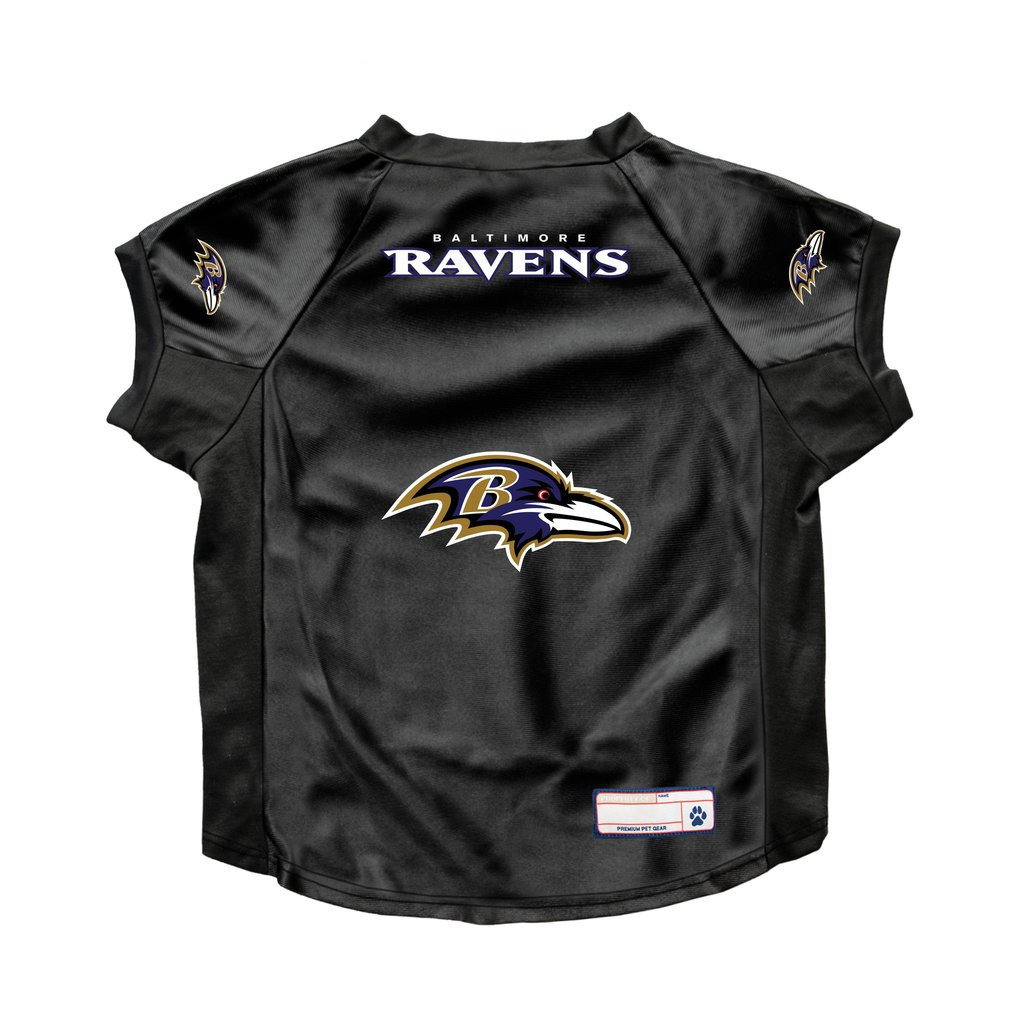 Baltimore Ravens Dog Deluxe Stretch Jersey Big Dog Size