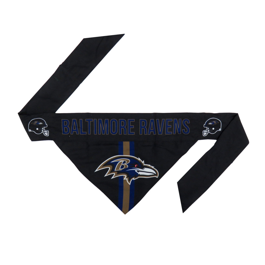 Baltimore Ravens Dog Cat Tie Bandana Reversible