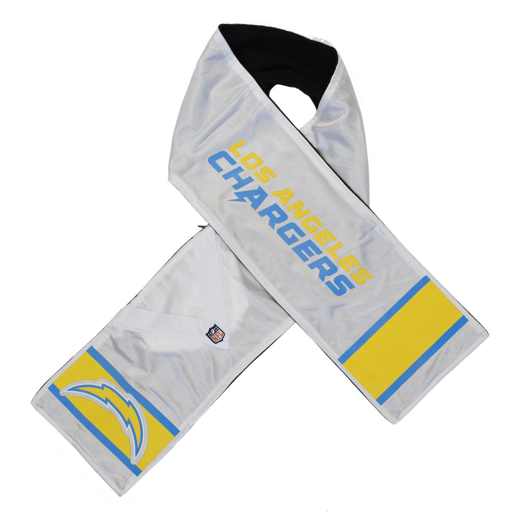 Los Angeles Chargers Hero Jersey Scarf with Hidden Pocket