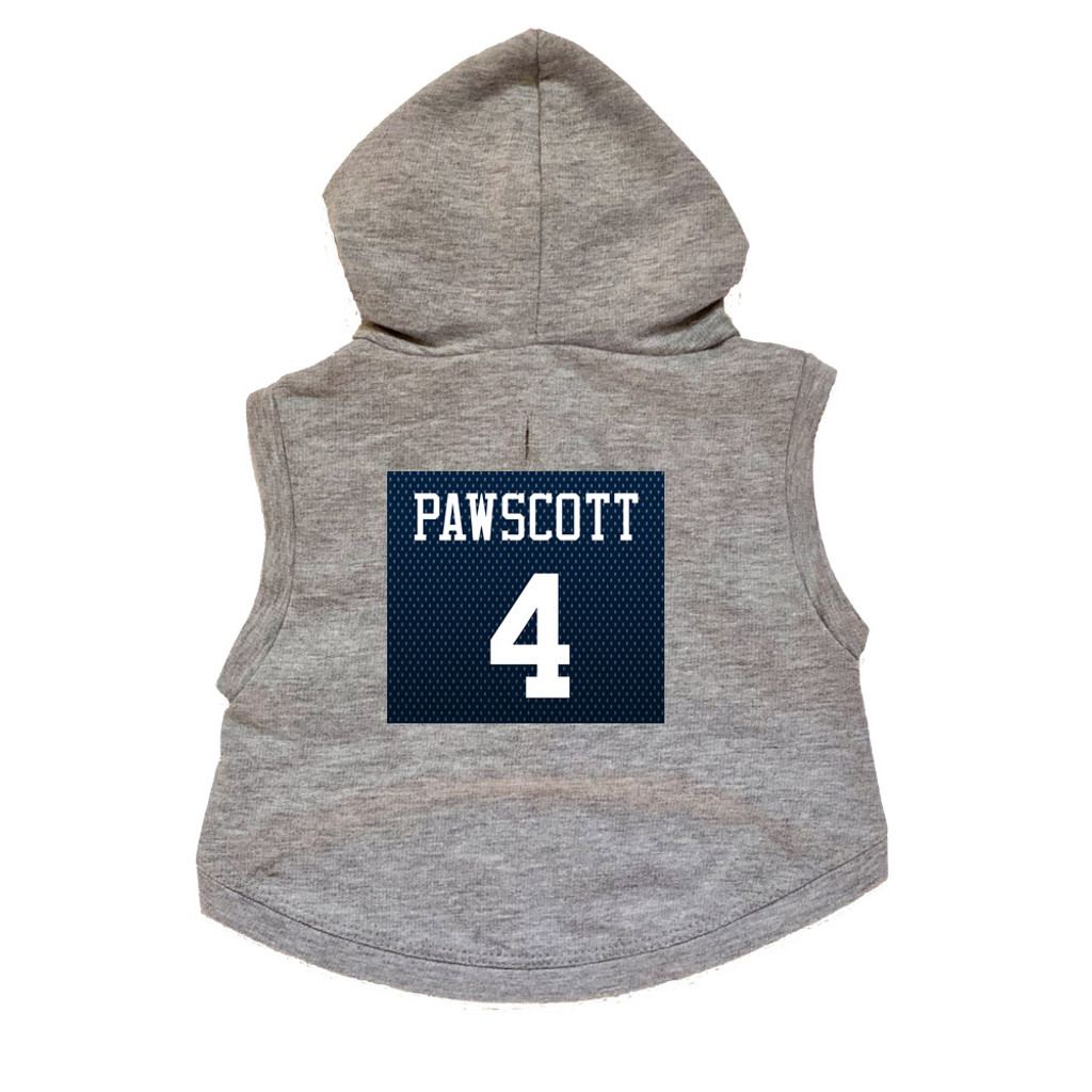 Pawscott #4 Dog Hoodie Premium Football Sweatshirt 