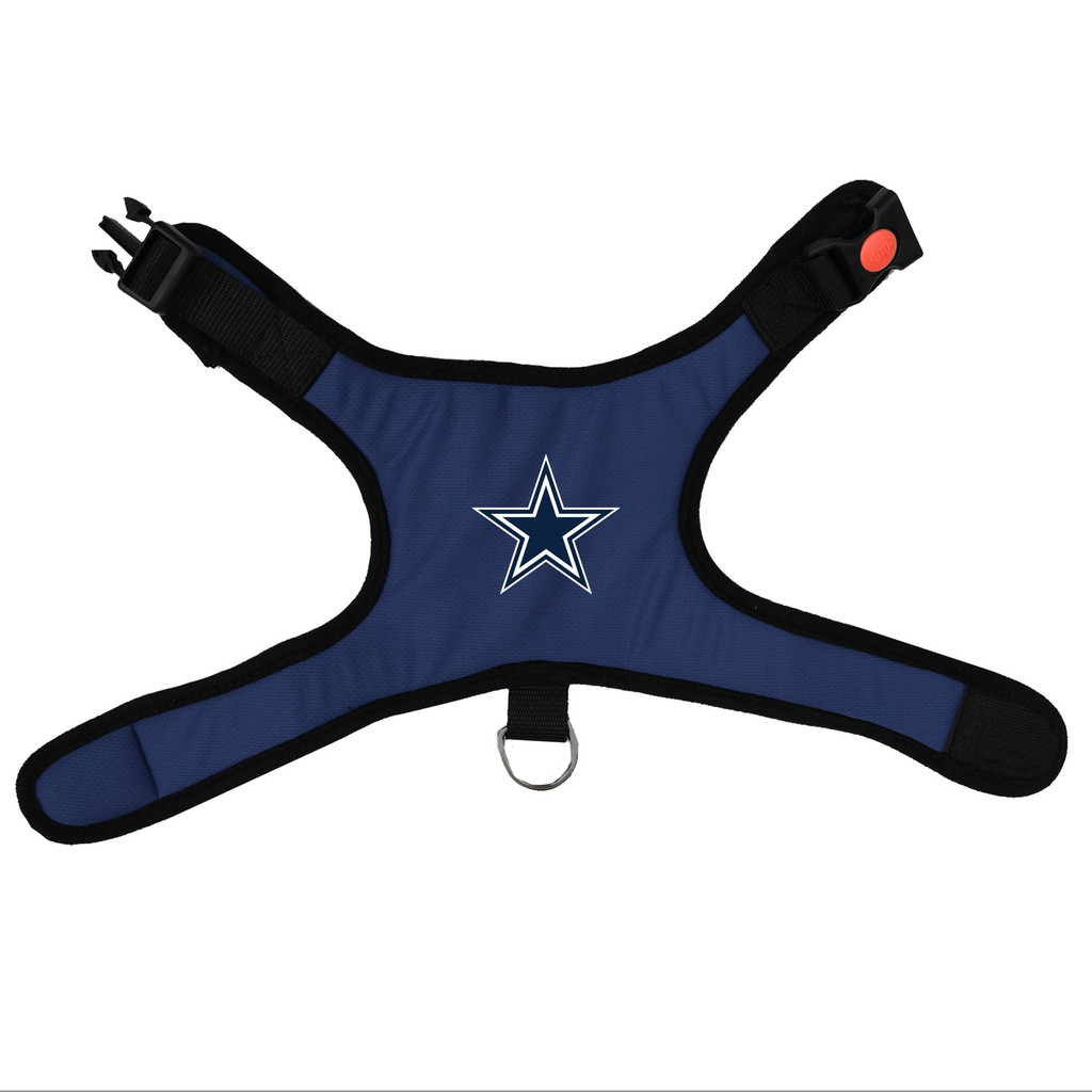 Dallas Cowboys Dog Cat Vest Harness Premium Padded w/ Safety Lock