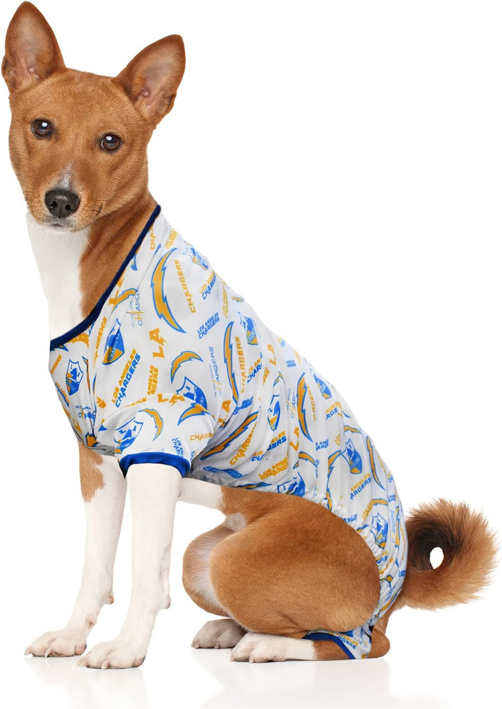 Los Angeles Chargers Dog Cat Pajamas PJs