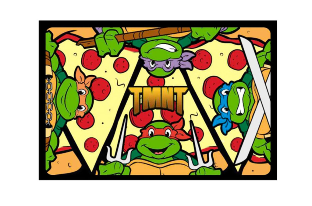 TMNT Ninja Turtles Dog Cat Mat Premium Bowl Pizza Placemat Licensed