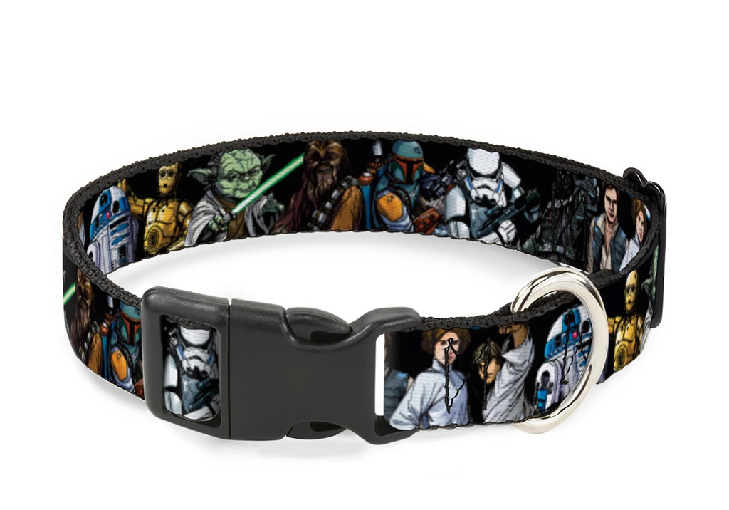 Star Wars Classic Dog Collar Han Solo Yoda R2 D2 Chewbacca Premium Licensed 