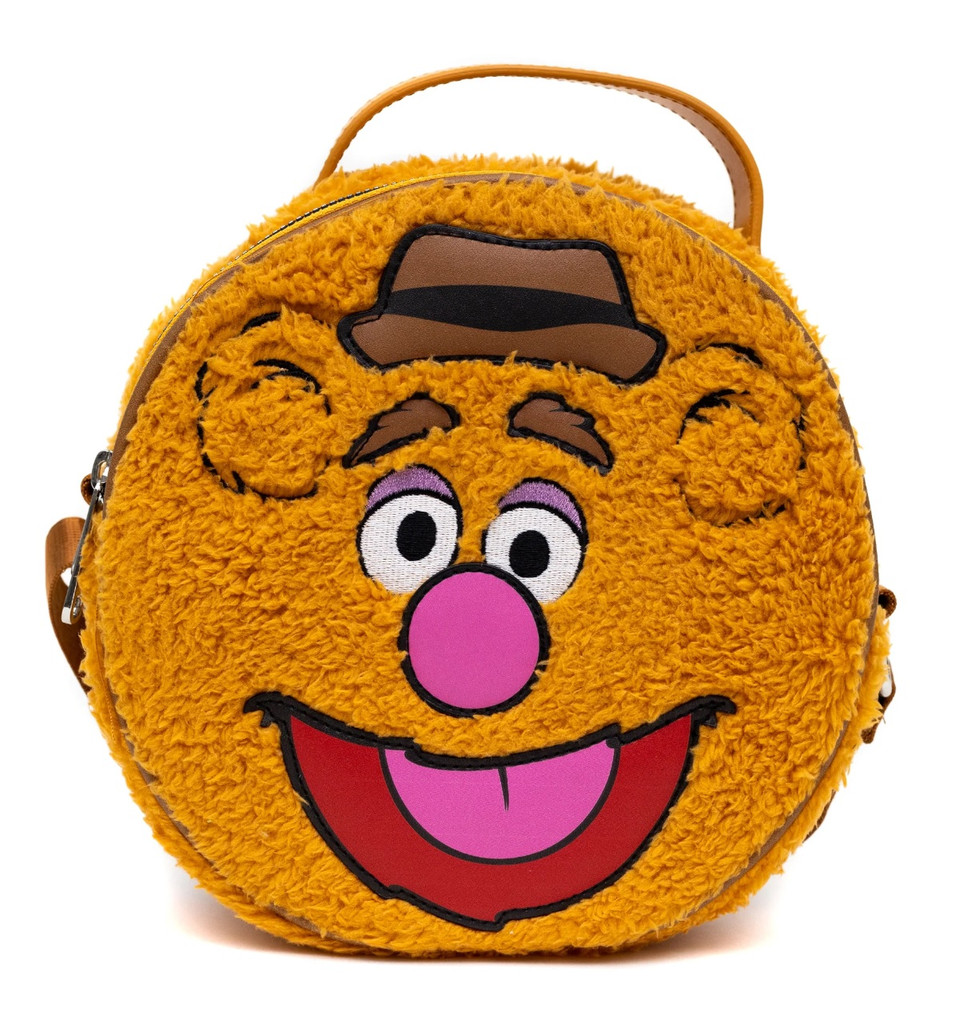Fozzie Bear The Muppets Purse Premium Cross Body Bag Faux Fur Licensed