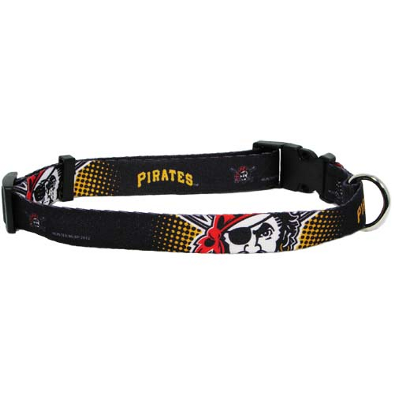 Pittsburgh Pirates Dog Pet Adjustable Nylon Collar